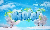 winter广告设计矢量图下载