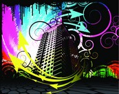 潮流城市建筑矢量图下载