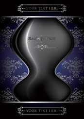 欧式花纹背景矢量图下载