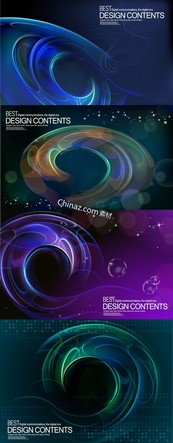 梦幻烟雾背景矢量图
