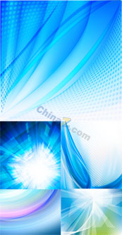 蓝色科技背景矢量图