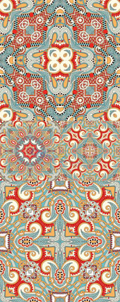 精美复古花纹矢量背景图