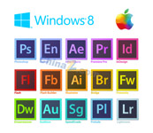 win8设计软件Logo矢量