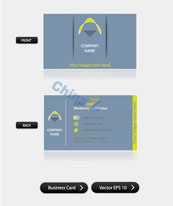 创意商务名片设计矢量模板