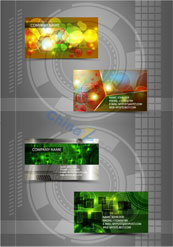 商务名片设计矢量素材