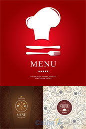 欧式创意菜单封面设计