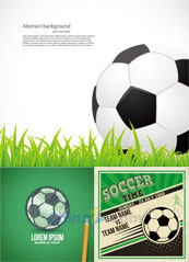 足球背景图设计矢量