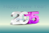 2015艺术字背景矢量图