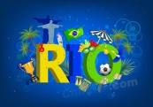 巴西奥运会RIO矢量素材