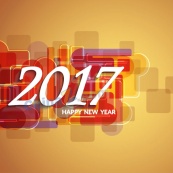 2017新年背景矢量图