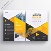 商务宣传单矢量模板