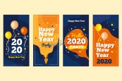 2020年新年banner矢量图