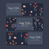 植物花卉主题banner设计