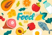 世界美食日概念海报设计