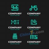 绿色创意企业LOGO素材