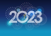 2023新年矢量背景图