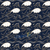 日本波浪图案矢量设计