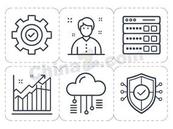 极简线性图标矢量素材