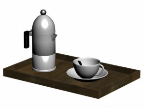 茶几用品3d家居模型