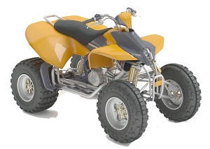 沙滩摩托车3D模型