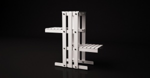 活动置物架3D模型