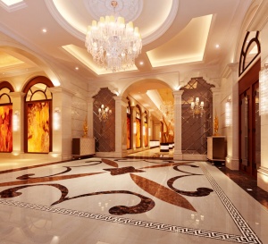 欧式装修会所3D模型