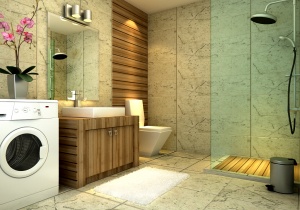 家居浴室模型