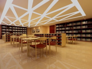 图书馆3d效果图