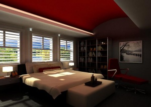 3D卧室模型效果图