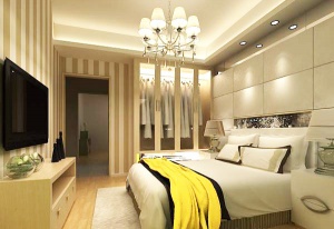 欧式卧室家装模型设计
