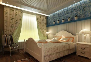 地中海风格卧室模型