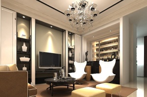 时尚现代客厅家装效果图