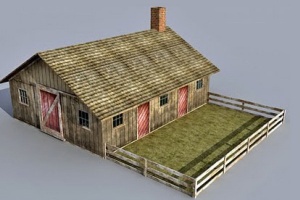 农场房屋3D模型