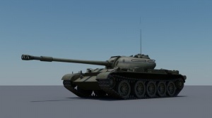 大型军事坦克3D模型