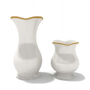 白色瓷器花瓶3D模型