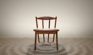 中式风格木椅3D模型