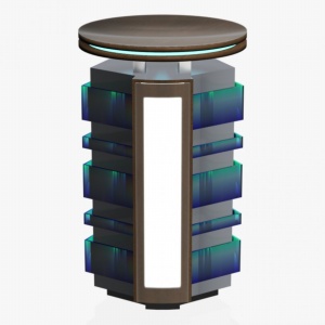 圆形楼房建筑3D模型