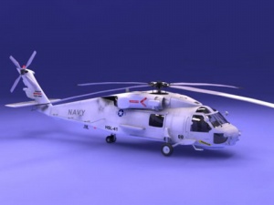 救援直升飞机3D模型