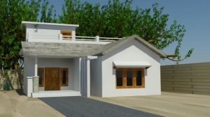 独栋别墅3D建筑模型