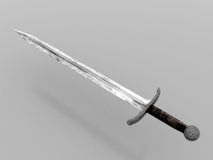 3D宝剑模型效果图