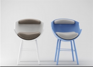 极简单人椅3D模型设计