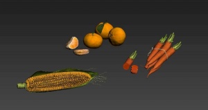 新鲜果蔬3D模型设计