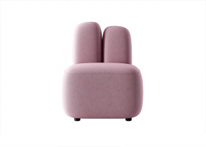 粉色可爱单人沙发3D