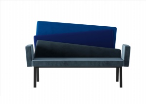 蓝色系个性沙发模型