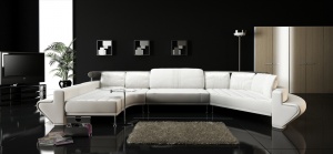 白色组合沙发3D模型设计