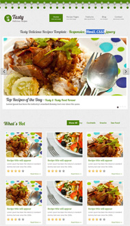 餐饮海鲜美食html5模板