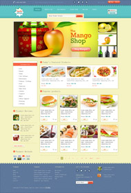 美食订餐网站模板下载