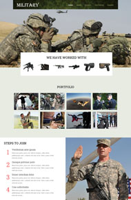 军事拓展训练公司网站模板