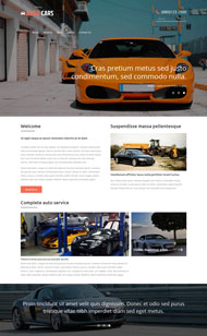 跑车销售企业网站模板