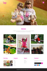 室外儿童乐园网站模板